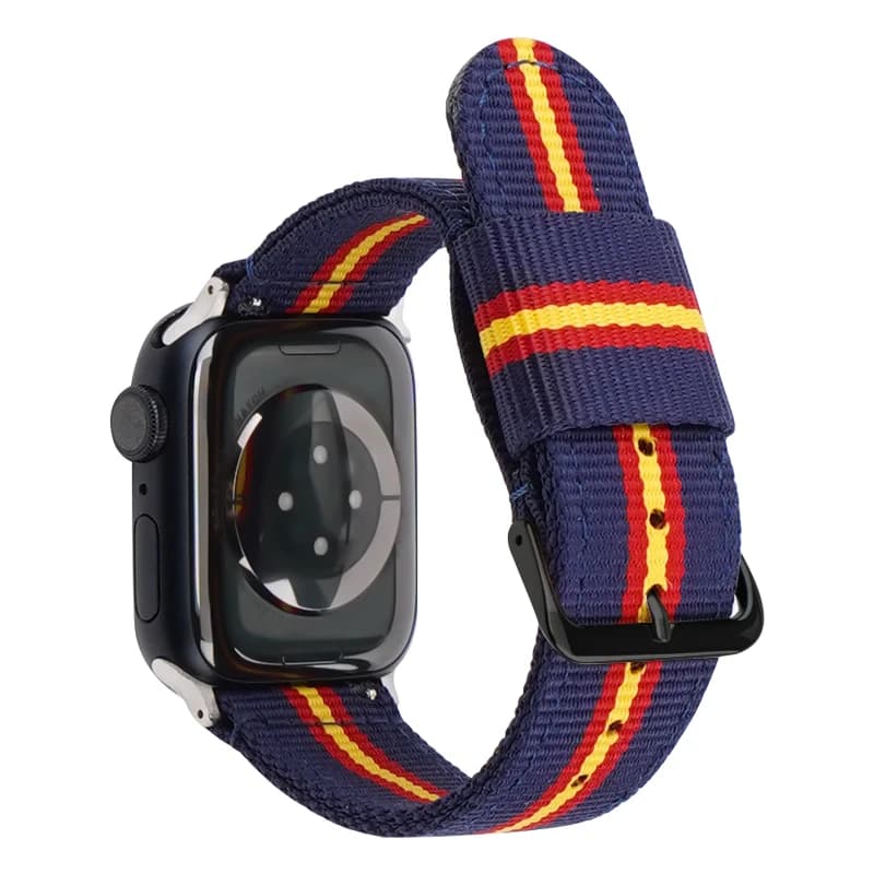 Cinturino in nylon da 20mm 22mm per Garmin Venu4 45mm Smartwatch cinturino da polso in nylon Spagna bandiere spagnole