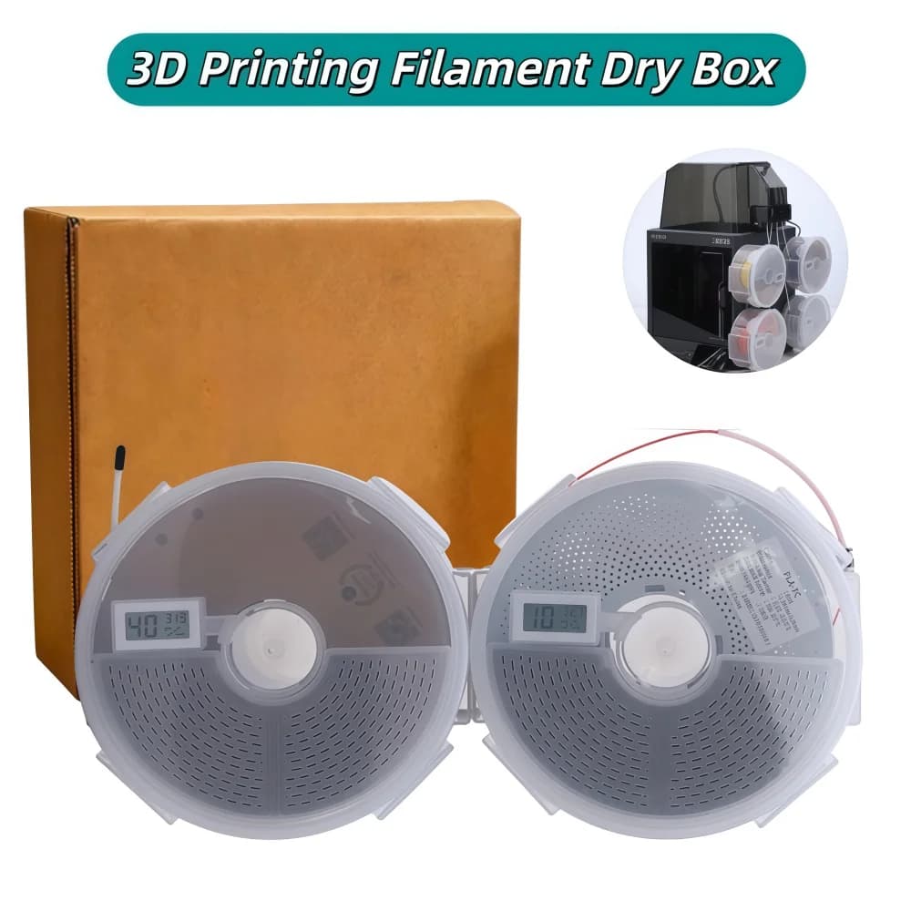 Upgrade 3D Printing Filament Dry Box 1KG Storage Case,Wall-Mounted for PLA PETG ABS TPU Filament Holder,3D Printer Accessories