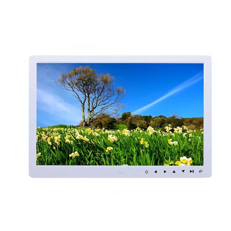 Customized On Demand New 13 Inch High Definition Digital Photo Frame With Touch Button, Electronic Photo Album, Electronic
