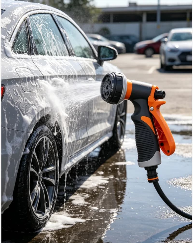 Water Gun High-Pressure Water Spray Gun Car Washer Hose Nozzle Garden Watering Sprinkler Sprinkler Cleaning Water Gun