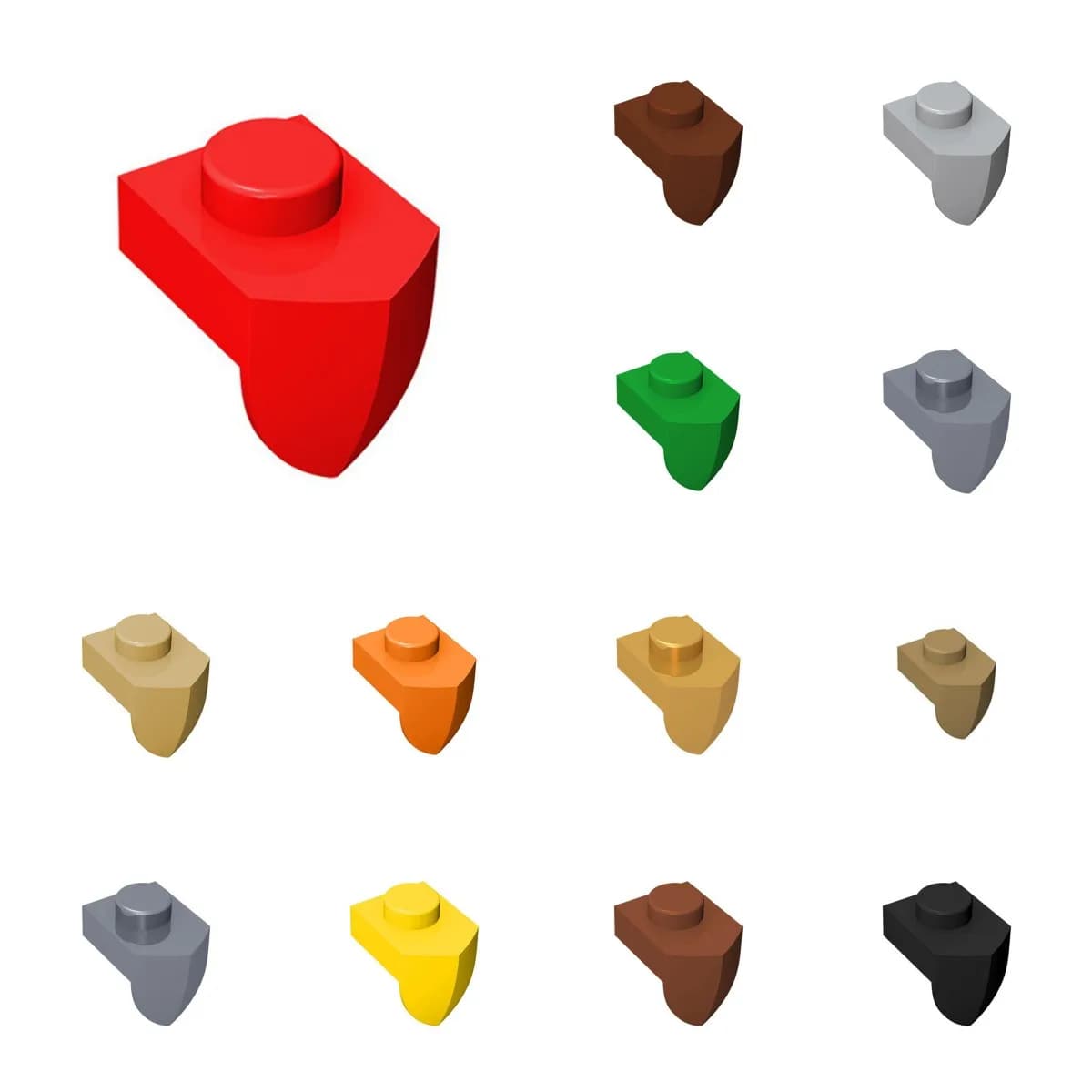 50pcs 15070 Modified Building Blocks Kit 1x1 With Tooth Vertical Bricks Particle Puzzle Idea Toys Children Birthday Kid Gift