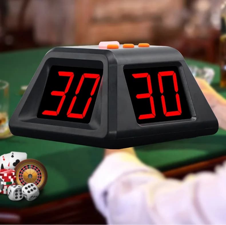 Gioco da tavolo professionale Go Mahjong, timer da poker, tiro a scacchi