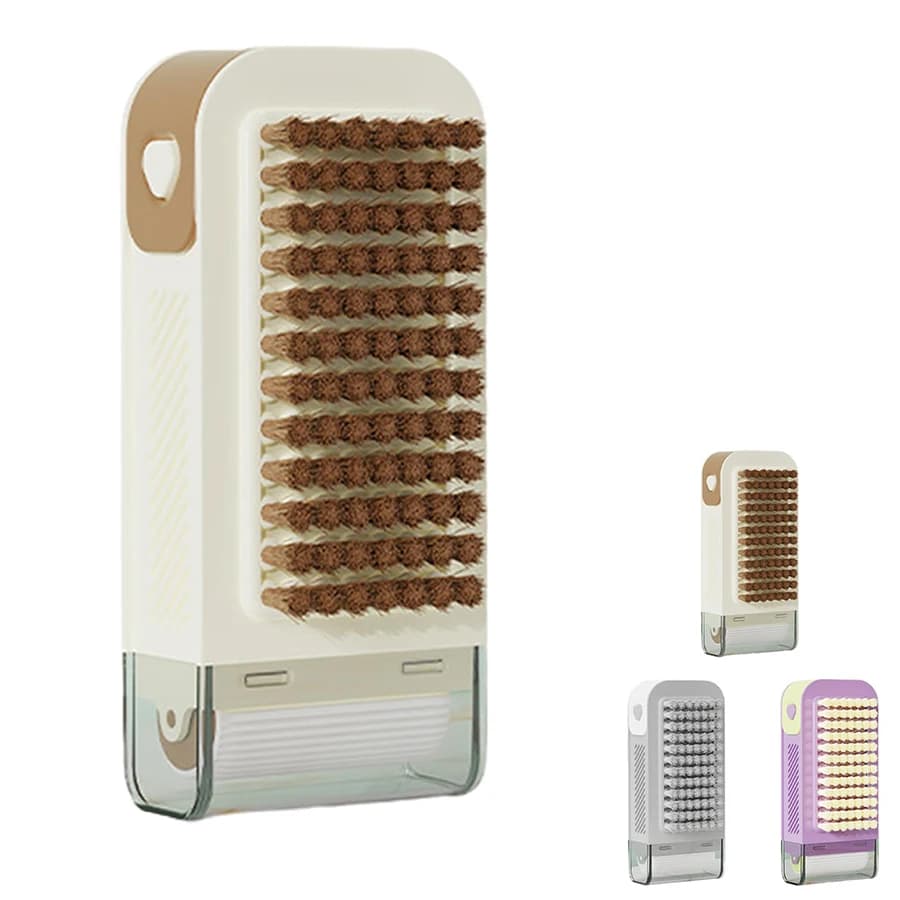 3-in-1 Multifunctional Soap Dispenser with Roller and Brush, Cleaning and Storage Laptop