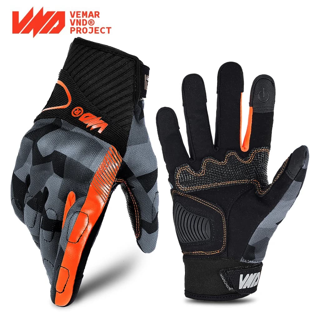 Guanti da moto Vemar guanti da Motocross da donna estivi guanti da equitazione con dita intere guanti da ciclismo Touchscreen Anti-goccia per moto