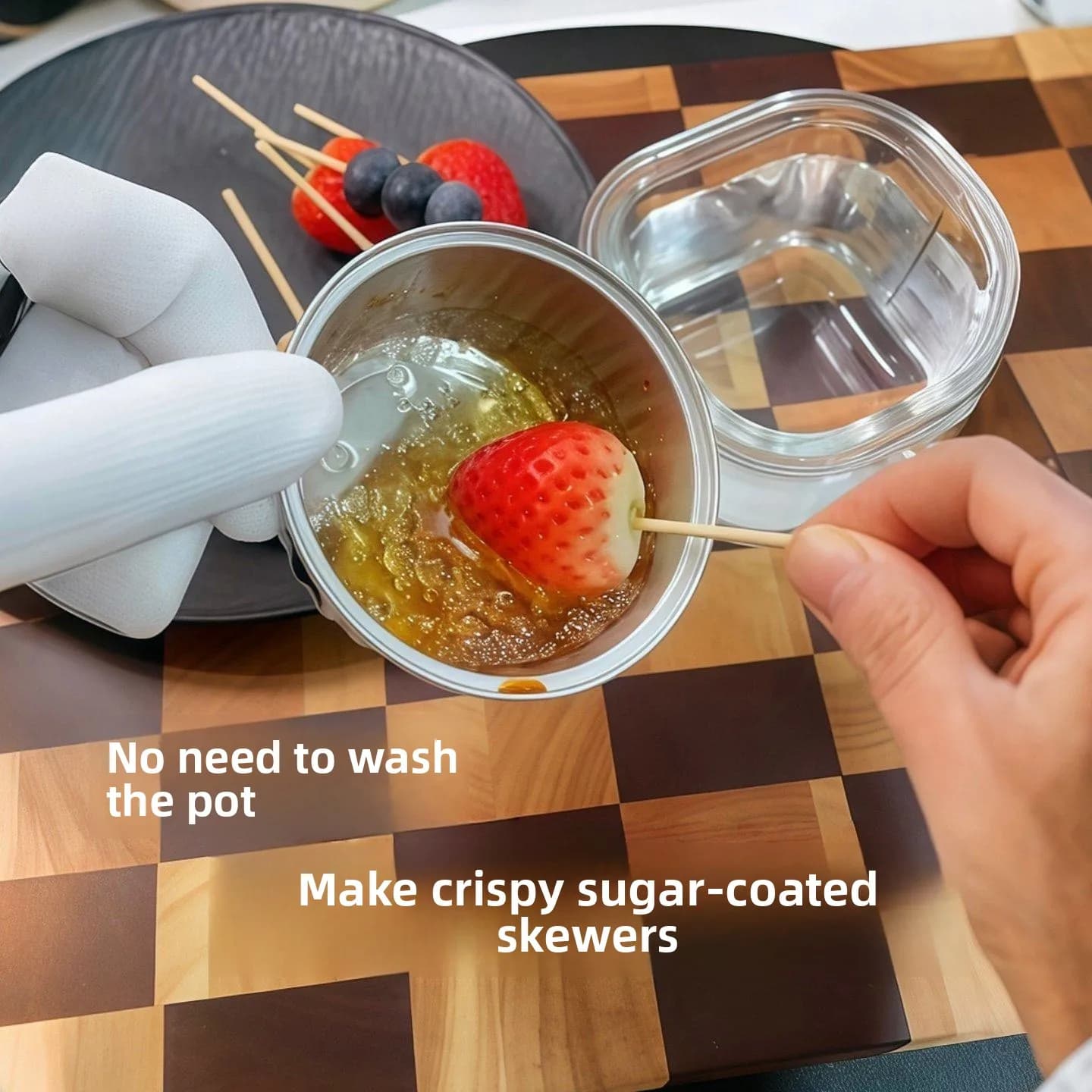 Aluminum Container High Temperature Resistant for Stuphates, Special Small Size, for Domestic Air Fryer, Ideal for Sugar and Cherry Ropes