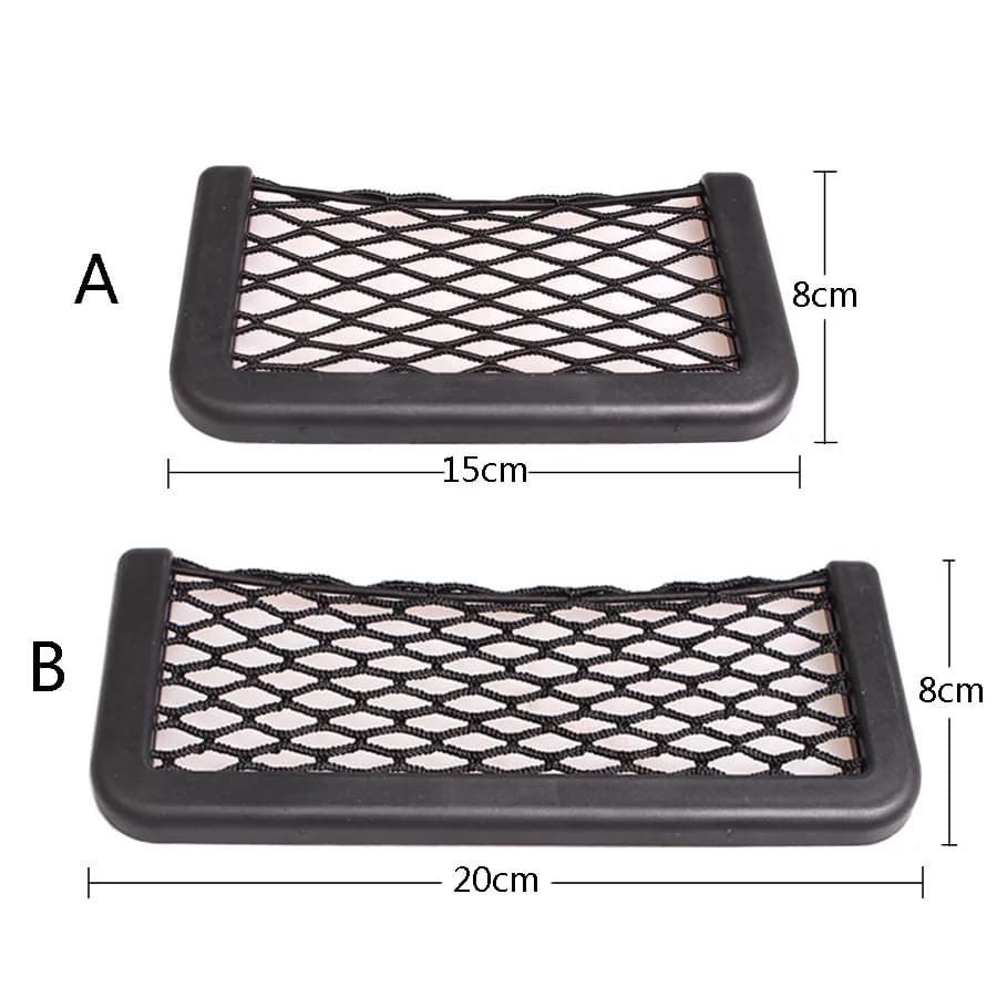 1 pz Auto Organizzatore Sacchetto di Immagazzinaggio Auto Pasta Tasca Netto Supporto Del Telefono Accessori Auto 20*8 CM 8*15 CM Universale