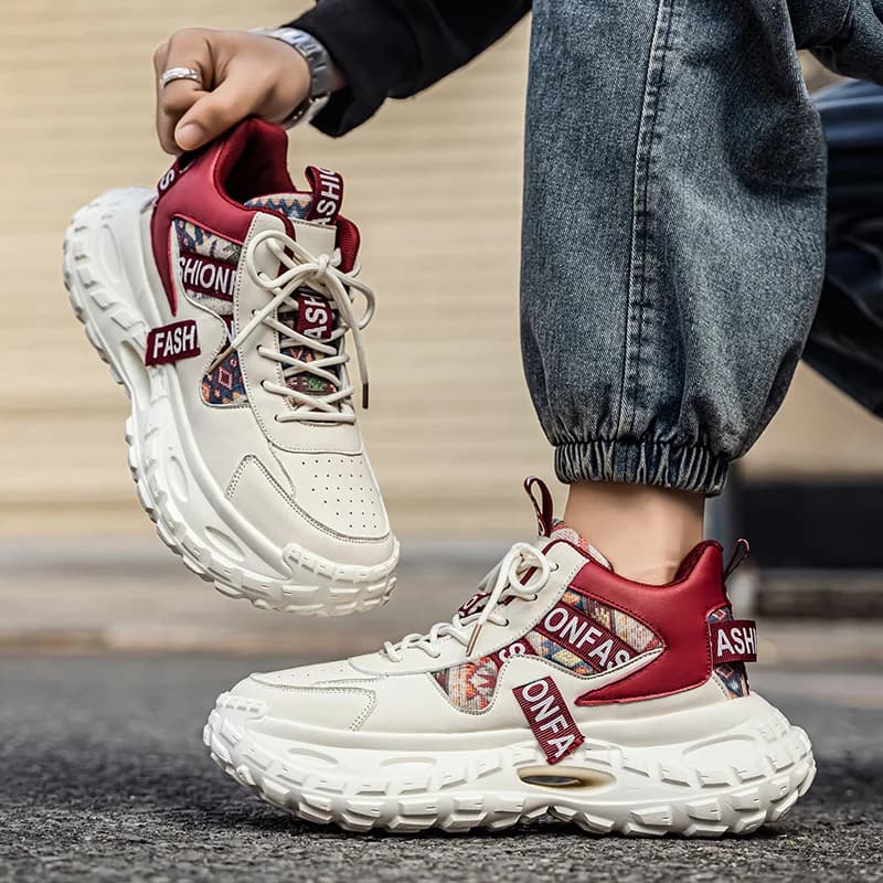 Sneakers Casual da Uomo Traspiranti con Ammortizzazione Resistenti all'Usura Adatte per Corsa, Palestra, Camminata Scarpe Leggere con Lacci a Profilo Basso