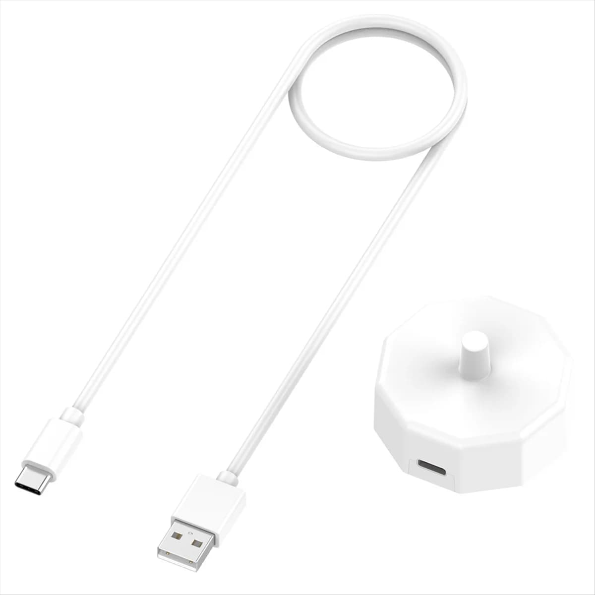 ABJG-Wire Base dock per caricabatterie Cavo di ricarica magnetico USB C per spazzolino elettrico Ricarica rapida