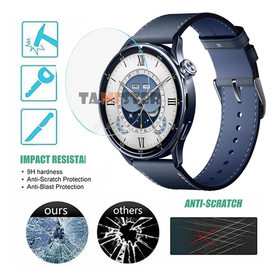 Tempered Glass For Xiaomi Mi Watch S5 S4 S3 Smart Watch Screen Protector Anti-Scratch Protective Film For Mi Watch S4 Sport 41mm