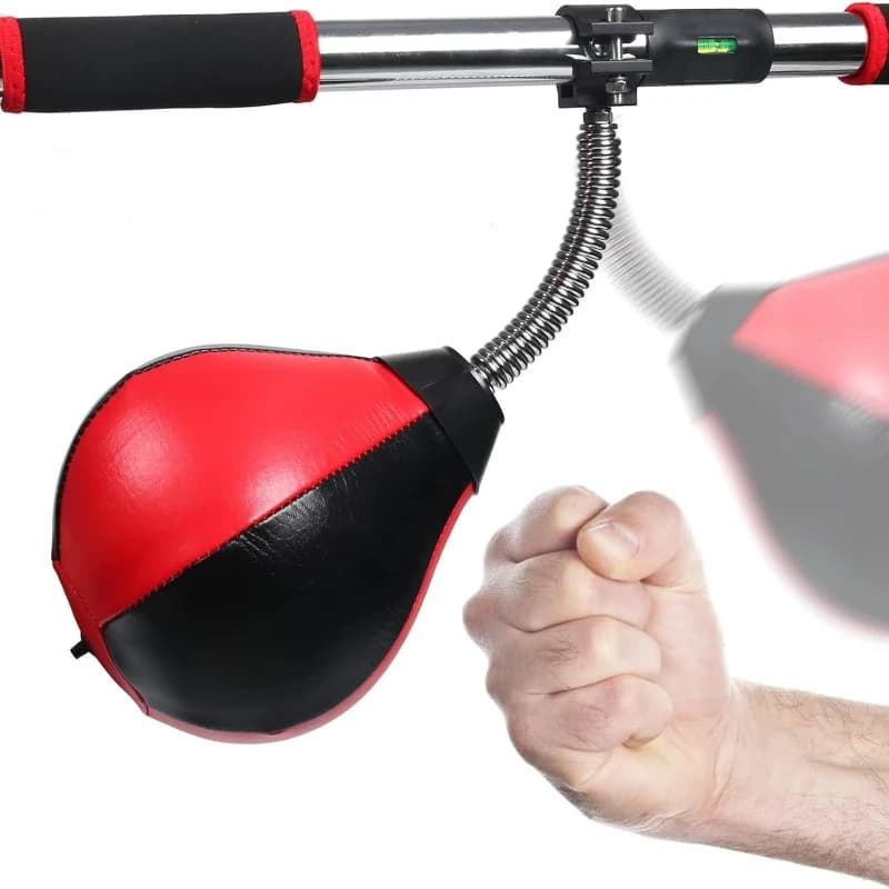 Hanging Punching Speed Bag Boxing Ball for Adults Adjustable Length Boxing Reflex Ball Suitable For Doorway Installation