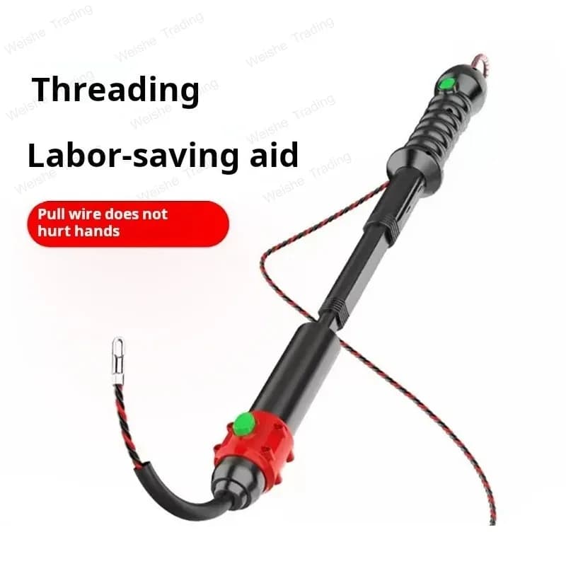 Professional Electrician's Choice Threader Pull Wire Lead With Mesh Wire Stringing Tube Concealed Wiring Solution For Smooth