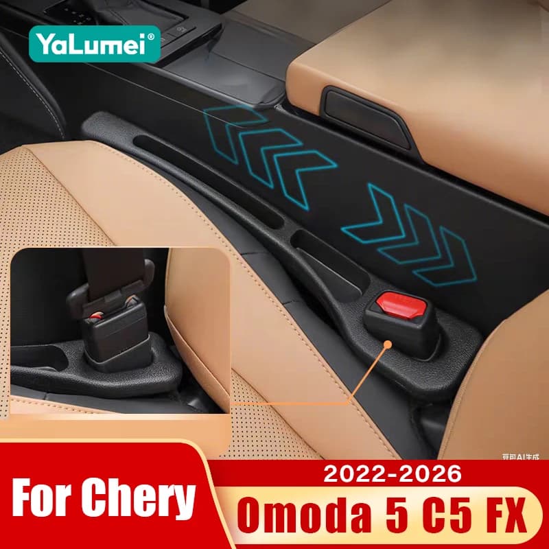 Per Chery Omoda 5 C5 FX 2022 2023 2024 2025 2026 Seggiolino auto Strisce a prova di perdite Gap Cucitura laterale Riempitore Accessori di stoccaggio