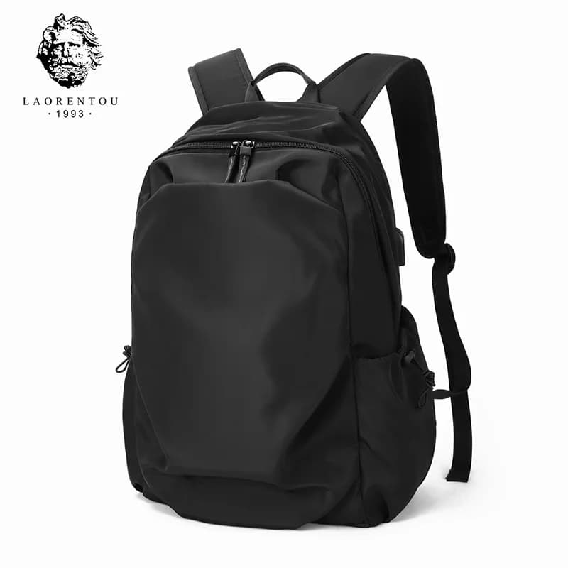 LAORENTOU Zaino da uomo in tessuto 2025 Borsa da arrampicata da viaggio casual alla moda Borsa da scuola per studenti Regalo per il fidanzato