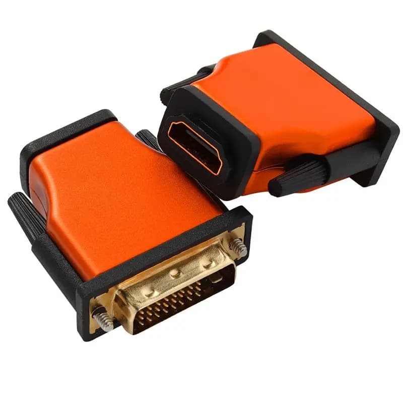 DVI 24+1 Male to HDMI Female Version 2.0, DVI Connector for HD TV Graphic Card, 4K 60HZ Adapter