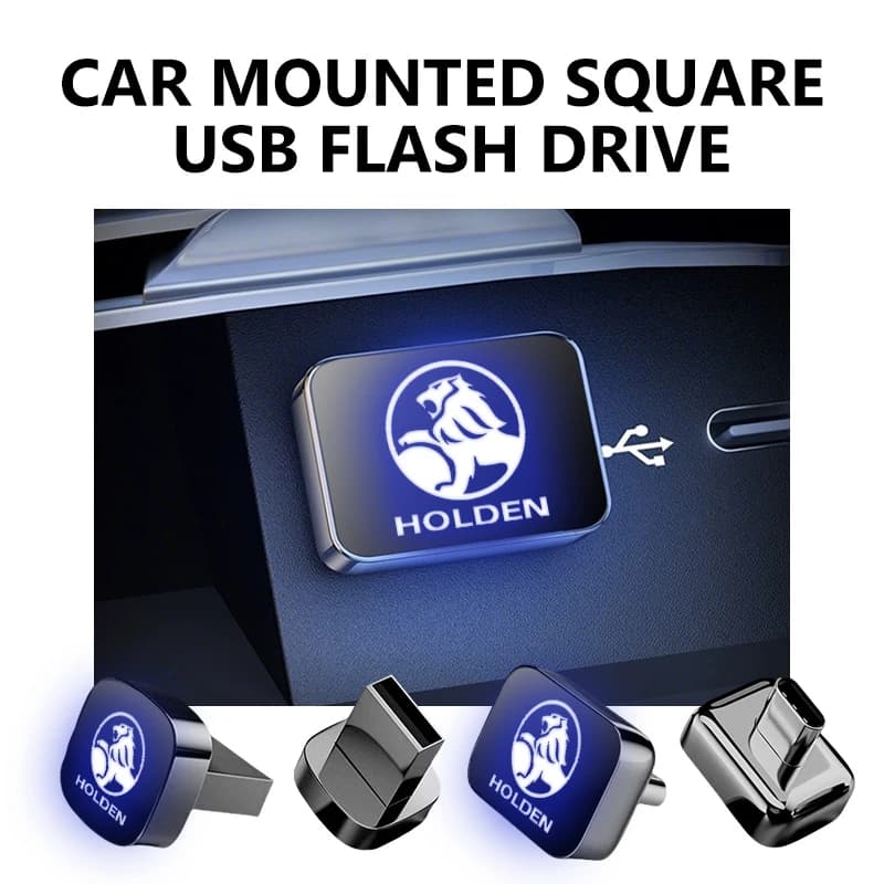 Car Dashboard Portable Storage 32GB/64GB Square USB Flash Drive For Holden VZ VE Colorado Caprice VX VU VY HSV Cruze Rodeo Astra