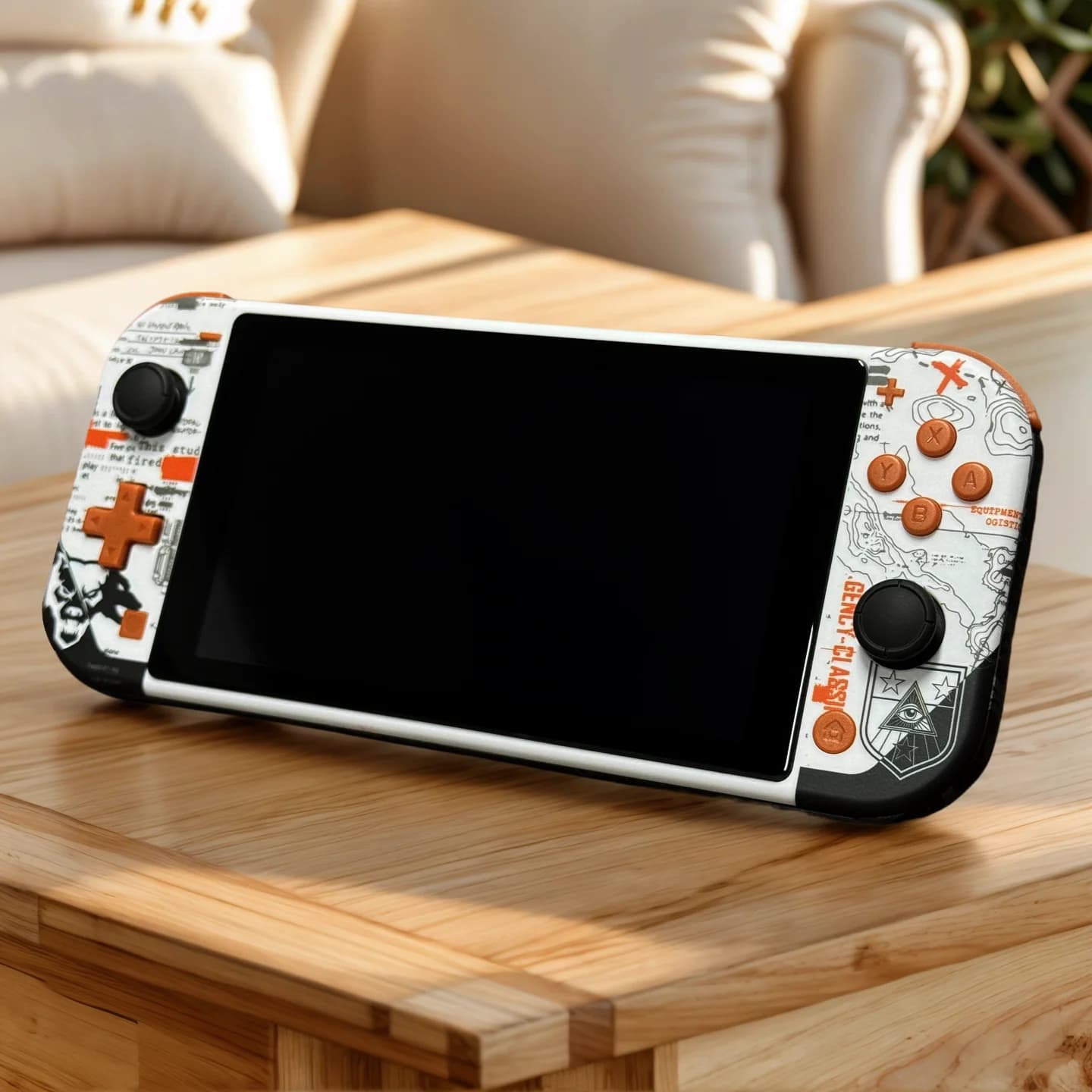 Guscio di ricambio per controller portatile con protezione per schermo Pulsanti ABXY per giochi a tema console Nintendo Switch Lite