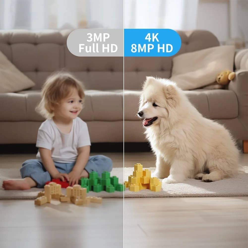 2K PTZ Baby Monitor Camera 360° Auto Tracking AI Motion Detection Night Vision Smart Security Cam Home Safety O-Kam Pro
