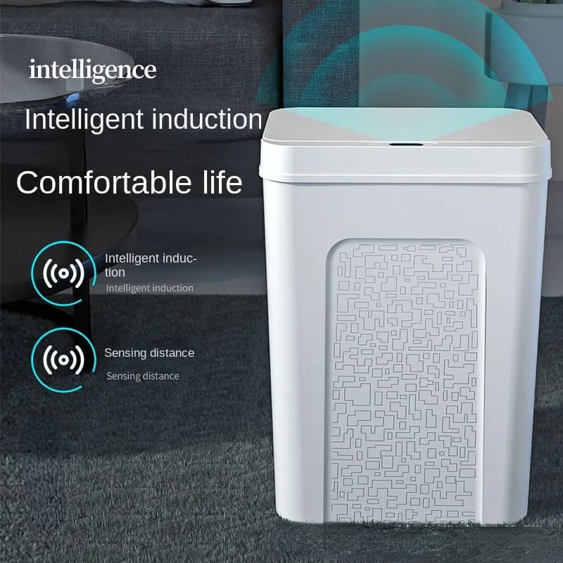 Pattumiera intelligente 14/16/18L pattumiera a induzione automatica pattumiera elettrica Touch cucina pratica pattumiera per la conservazione della spazzatura