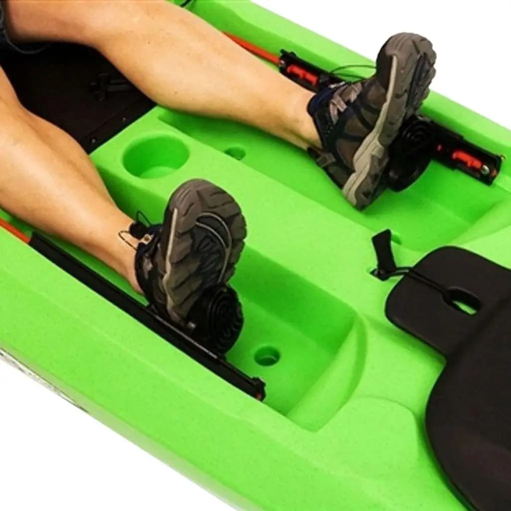 Pedale Ergonomico Regolabile in Nylon per Kayak, Accessorio Marino per Pesca e Barche da Piattaforma