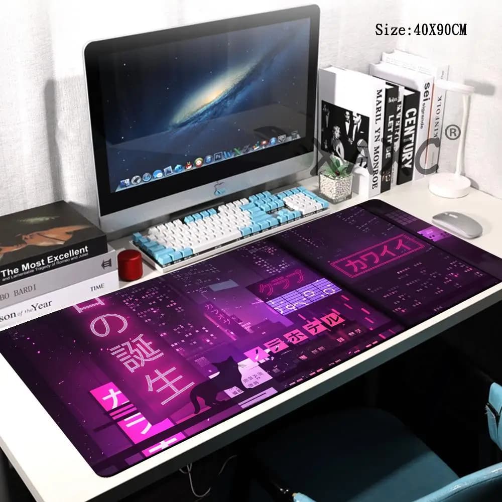 Tappetino da Scrivania Estetico HYBXAXC, Tappetino Mouse XXL Astratto Boho, Tappetino Gaming Esteso, Tappetino per Tastiera, Tappetino da Scrivania