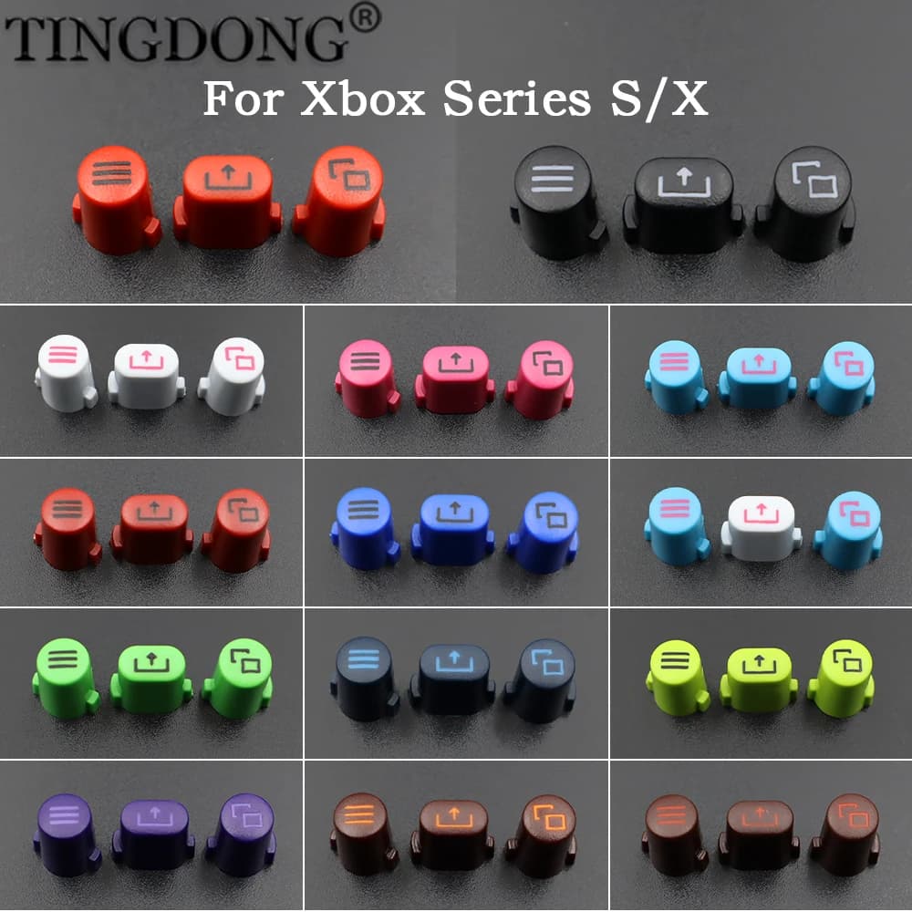 For Xbox Series S X Game Handle Controller Sharing Selection Menu Home Start Return Back Logo Key Button Replacement
