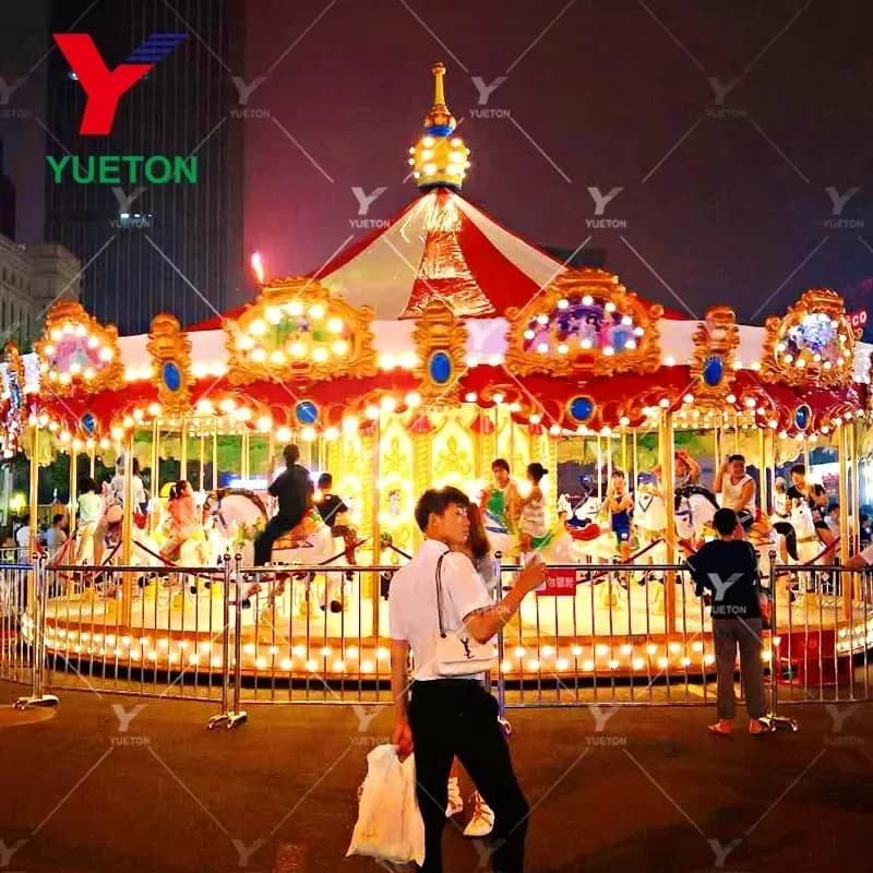 Prezzo economico Importa 36 posti per bambini Grandi giosli rotondi Merry Go da China Giochi di parchi divertimenti