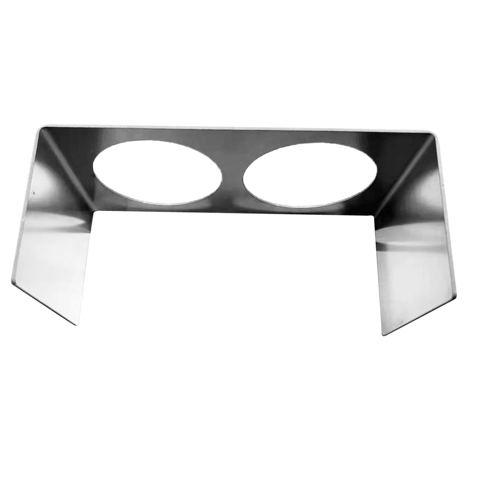 Supporto per Shaker in Acciaio Inox Resistente, Base Stabilizzatrice Antiscivolo per Cocktail, con 2 Fori per Bancone