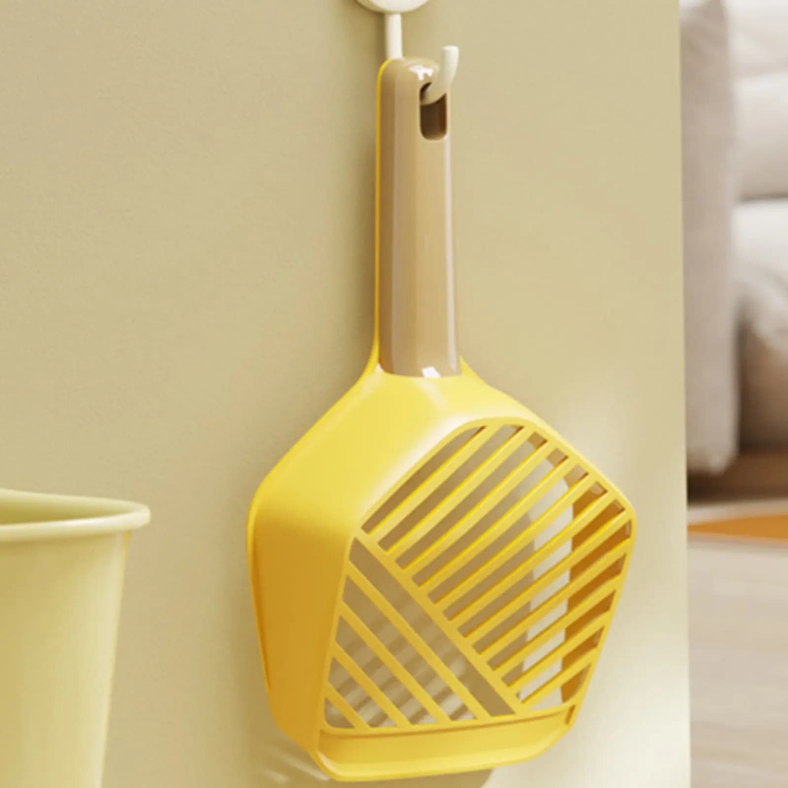 Cat Litter Shovel with Holder Easy Storage Sifting Litter Shovel Set Pet Supplies