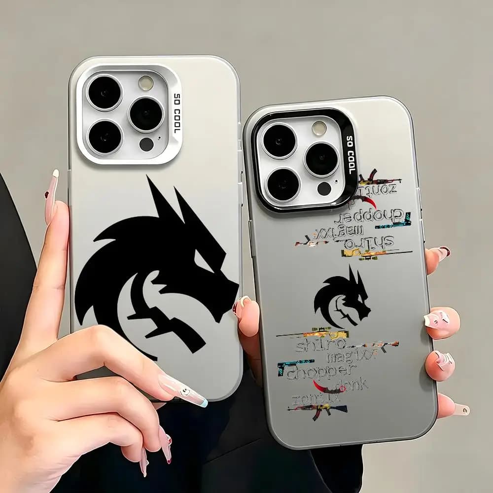 Custodia per telefono premium per iPhone 16/15/14/13/12/17 Pro Max Plus, resistente all'ingiallimento. T-Team S-Spirit