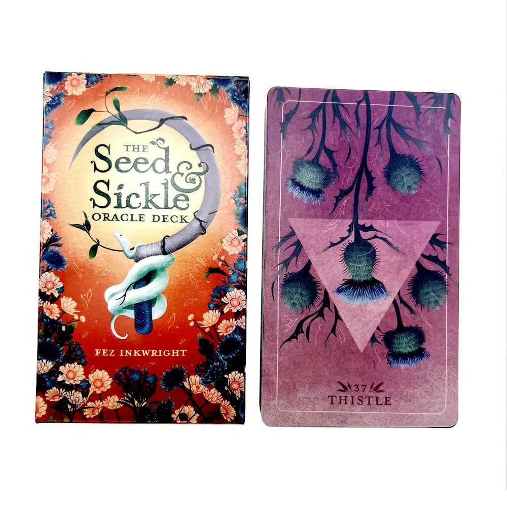 The Seed falce Oracle Deck A 55 tarocchi 12*7cm English Divination Edition giochi da tavolo