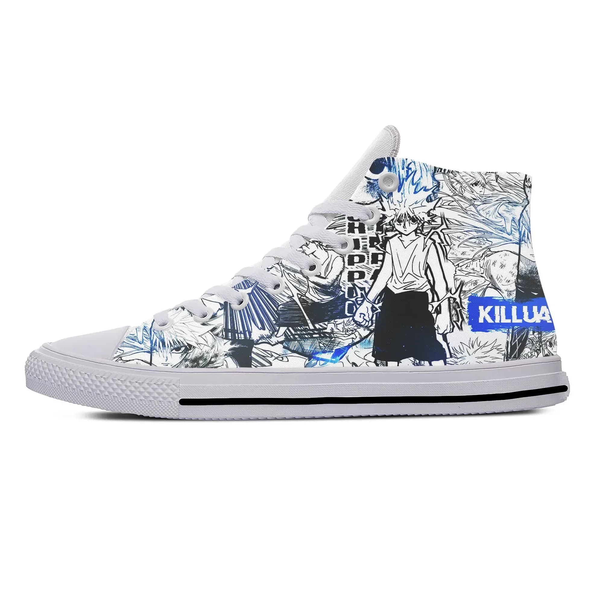 Scarpe Casual Anime Giapponese Hunter X Hunter Killua Zoldyck, Sneakers Leggere e Traspiranti con Stampa 3D per Uomo e Donna