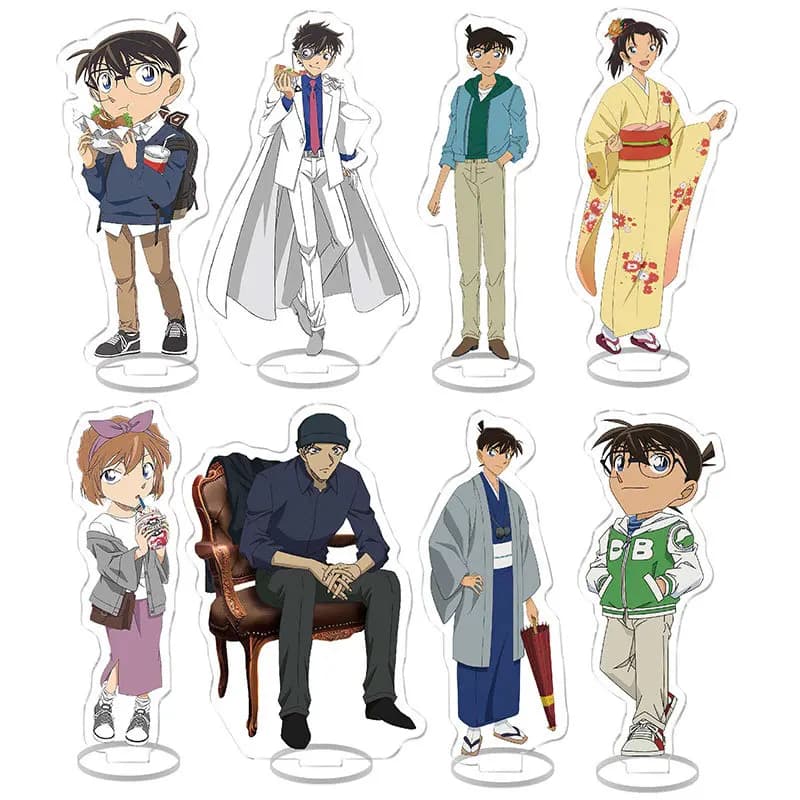 Anime Conan Kudou Shinichi - Espositore in Acrilico, Decorazione da Scrivania, Statuetta Carina, Regalo per Amici, Gioiello, Animazione Classica
