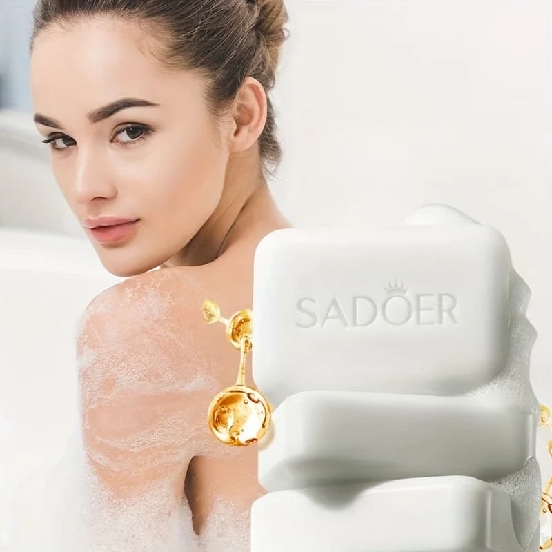 Sapone detergente viso fatto a mano al collagene