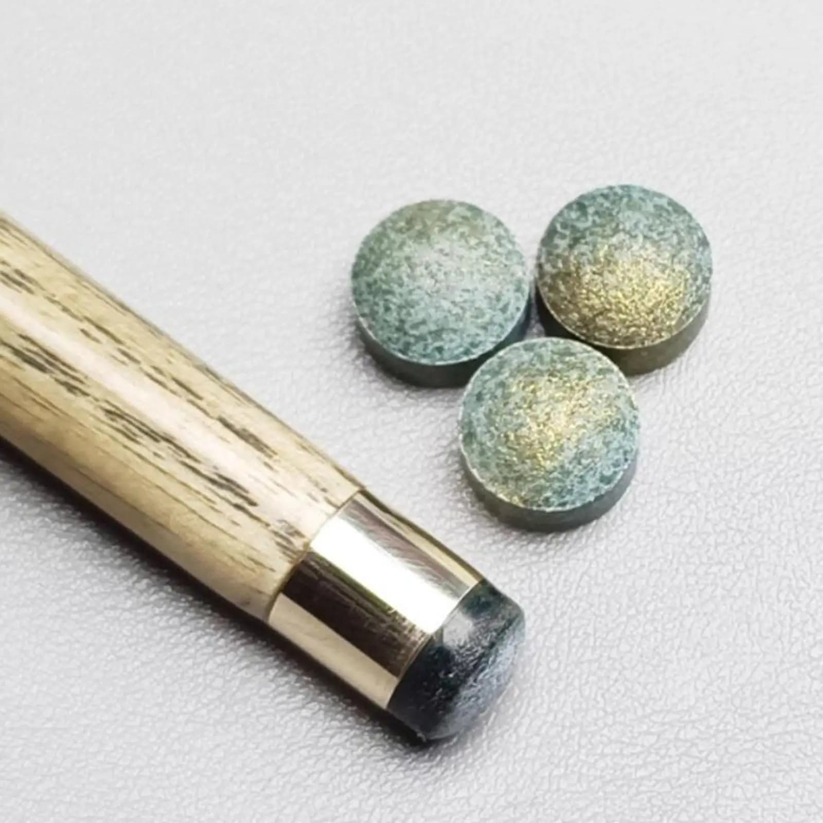 Billiards Accessories 11mm PU Cue Tip Replacement Pool Stick Head for Table Repair Tools and Spare Parts