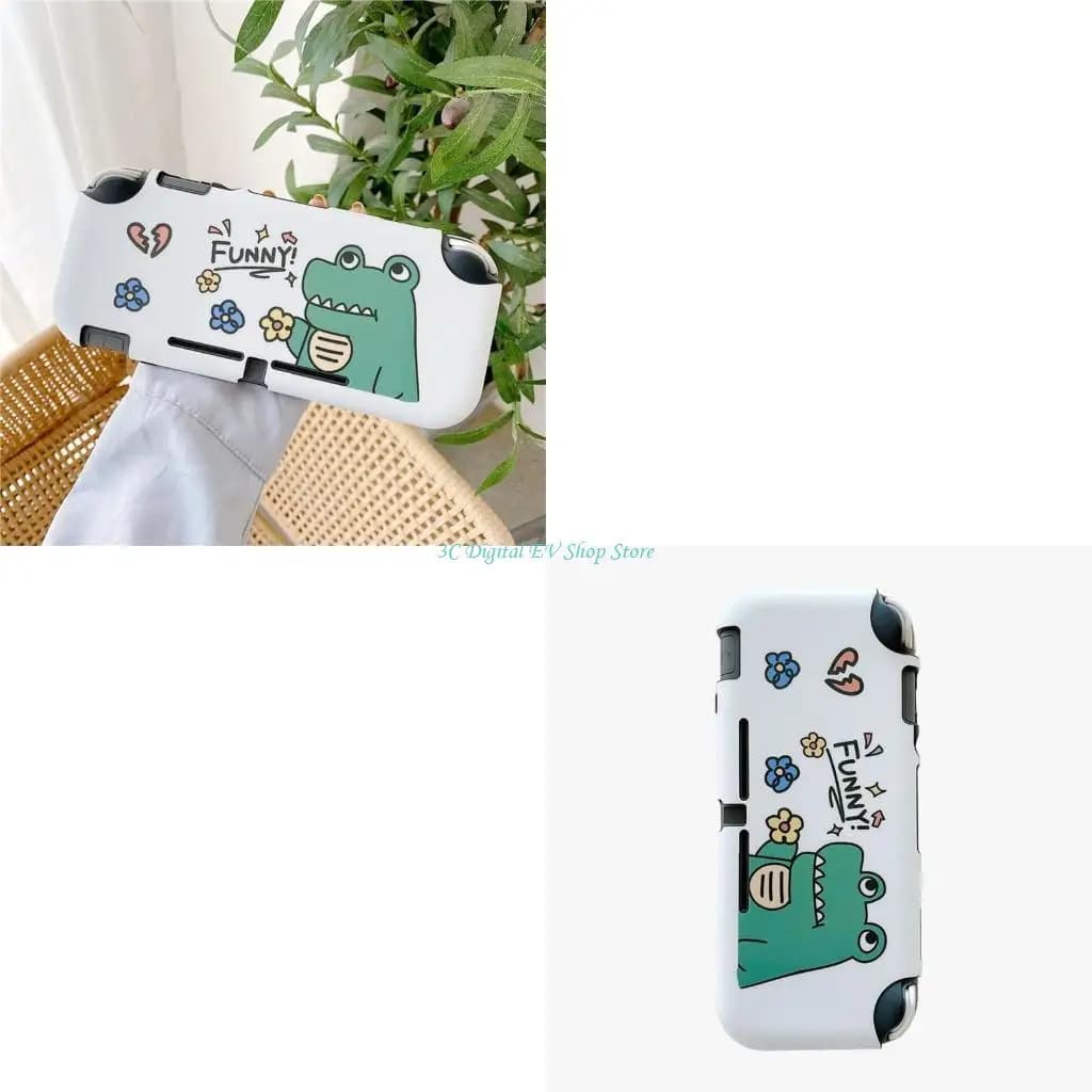 E74D Custodia protettiva morbida per console gioco Accessori Cartone animato per coccodrillo