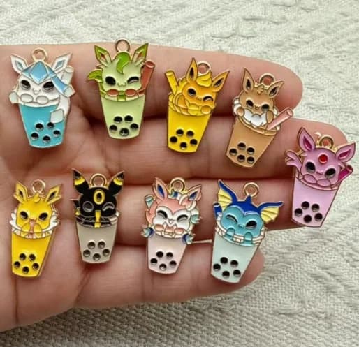 10 pcs Mix Cartoon Alloy Metal Charms Pendants for Jewelry Making Necklaces Earrings DIY