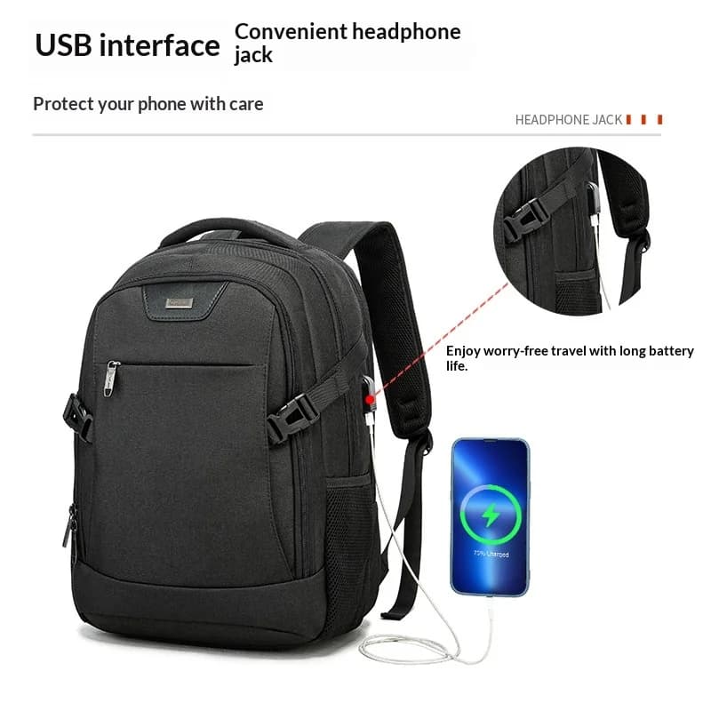 35L Large Capacity Unisex Backpack for Men & Women Travel Office School Commuter Daypack Versatile Laptop Bag Carry-On Backpack