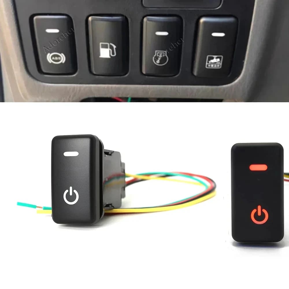 Automobile Fan LED Music button Radar Fendinebbia Front Switch for Land cruiser Reiz Hilux Prado 120 FJ CRUISE LC100