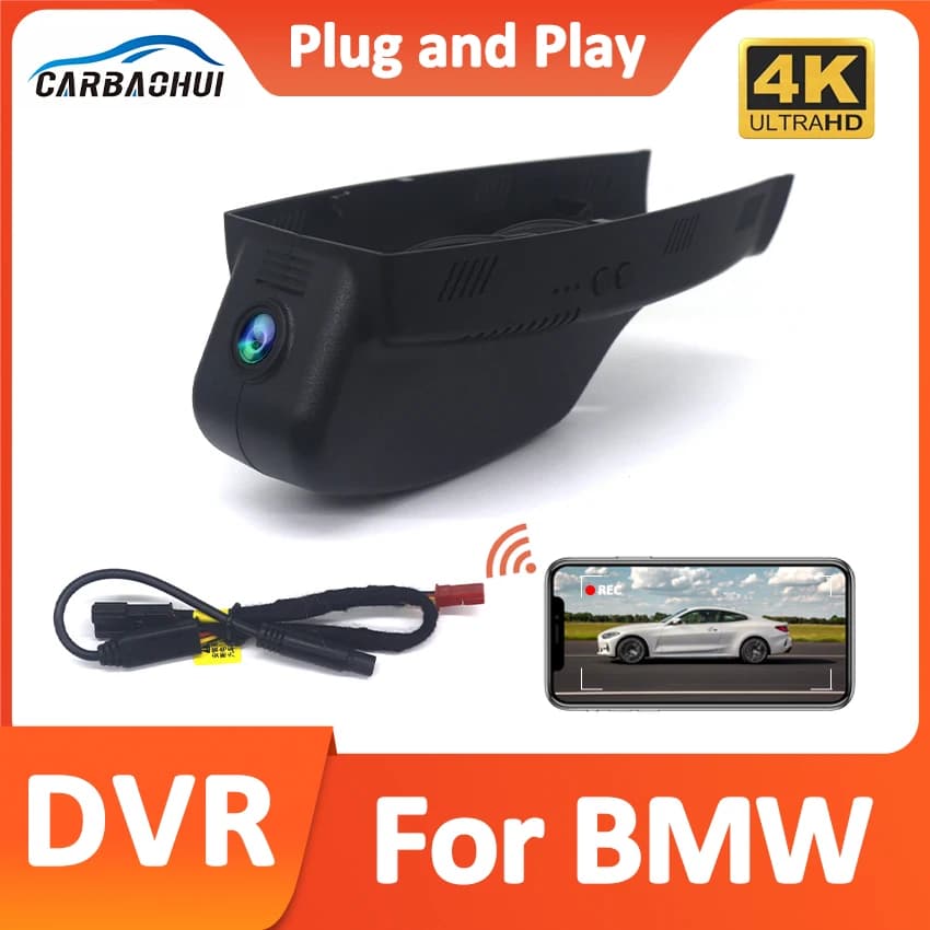 Telecamera DVR per Auto Plug and Play per BMW E81 E82 E87 E88 E90 E91 E93 F07 F06 F01 F02 F03 E84 F25 E70 E71 E63 E64 E86 E89