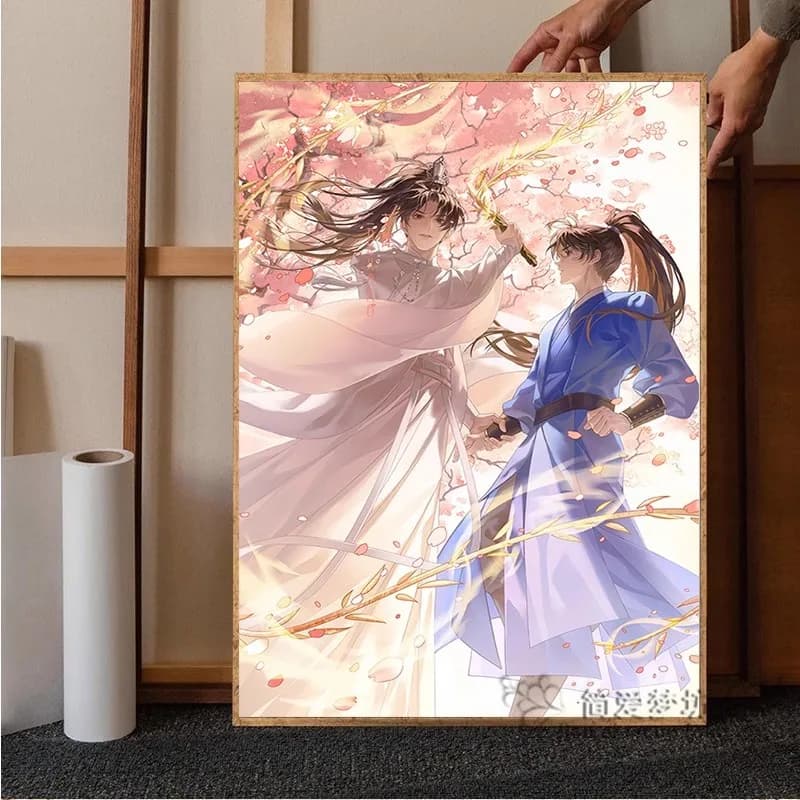 Nuovo Kit Punto Croce 2026 Anime Due Cani e Cane Bianco Ricamo Fai da Te Regalo Artigianale Adesivo Diamantato Arte Tessile per la Casa