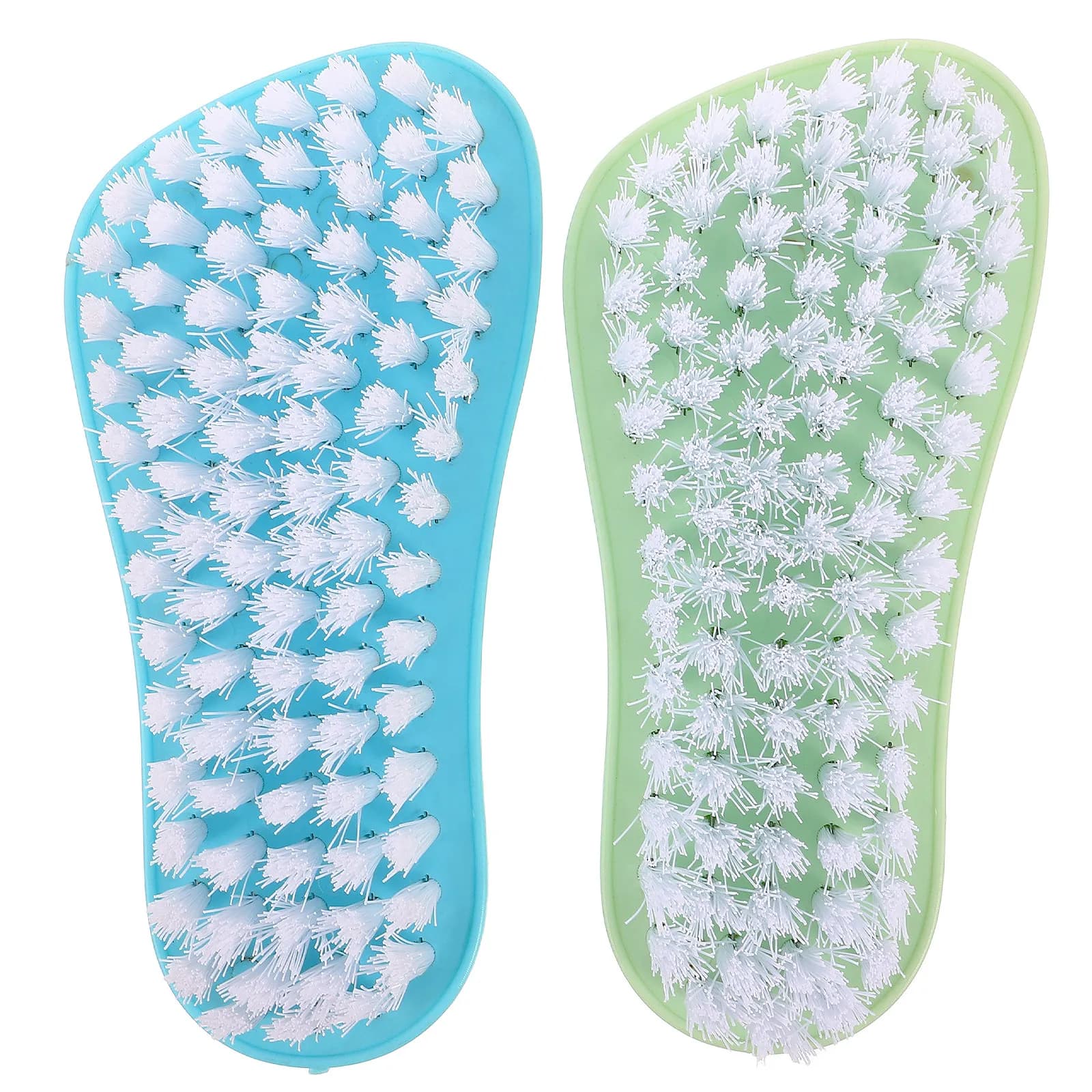Set di 2 Spazzole in Plastica per Scarpe con Setole Morbide, Pulitore Multifunzionale per Casa, Lavanderia, Rimozione Macchie, Spazzola per Scarpe, Vestiti e Viaggi
