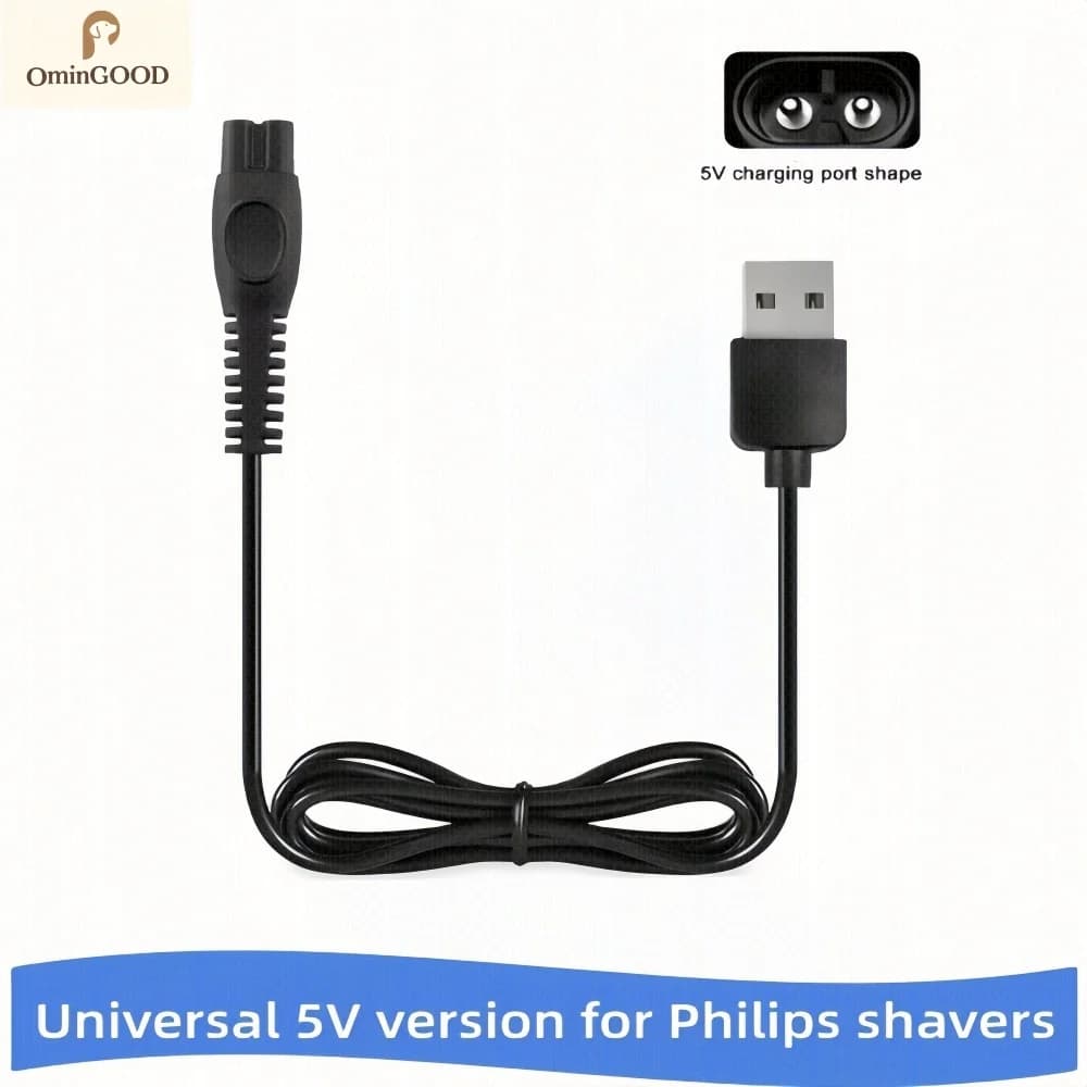 NEW for Philips Shaver Charger Cable | Fits MG9520/50 MG7910/49 MG5910/49 PQ888 PQ889 S1112 S1118 QP2724/90 QP2834/70 S2313 X