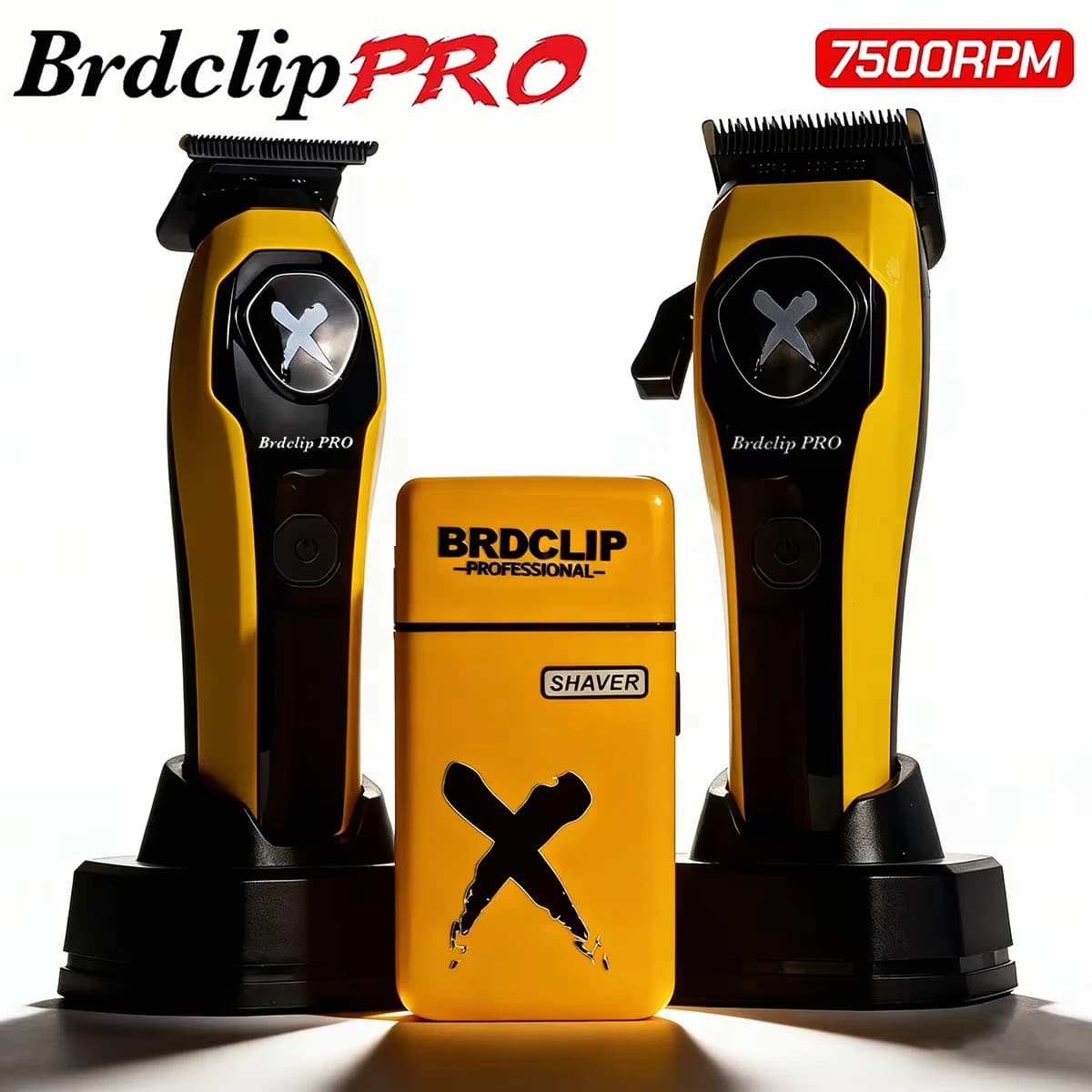 Professional 5 Adjustment Lever Electric DLC 7500RPM Haircut Trimmer Machine Barbiere Charging Base 701 Electric Razor