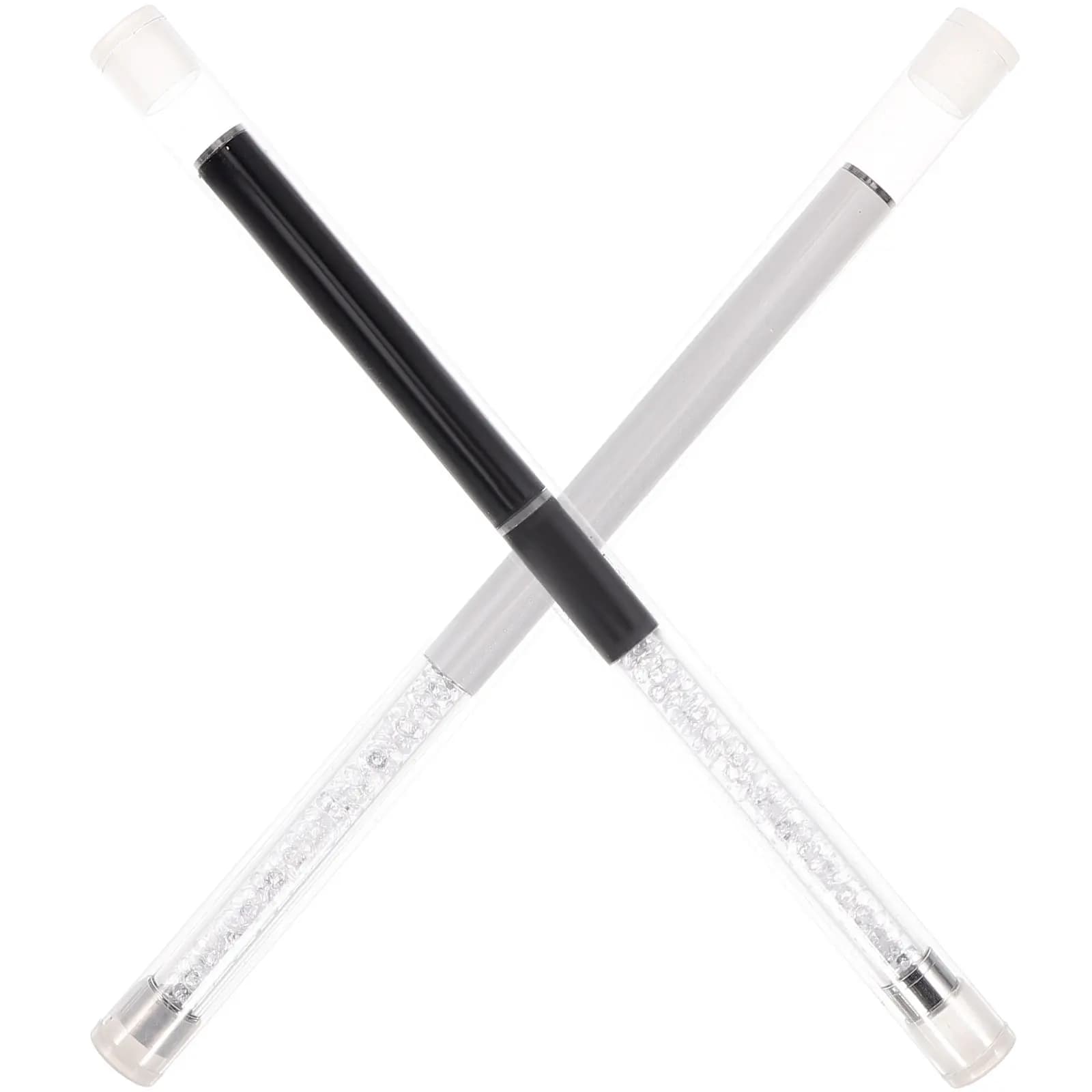 2 mascara brushes, delicate eyelashes on the skin, for daily make-up, precision styling, lightweight and compact design