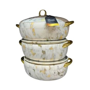 Contenitore scaldavivande ovale per contenitore per alimenti 2L+2,5L+3L Scaldavivande con casseruola isolata Africa