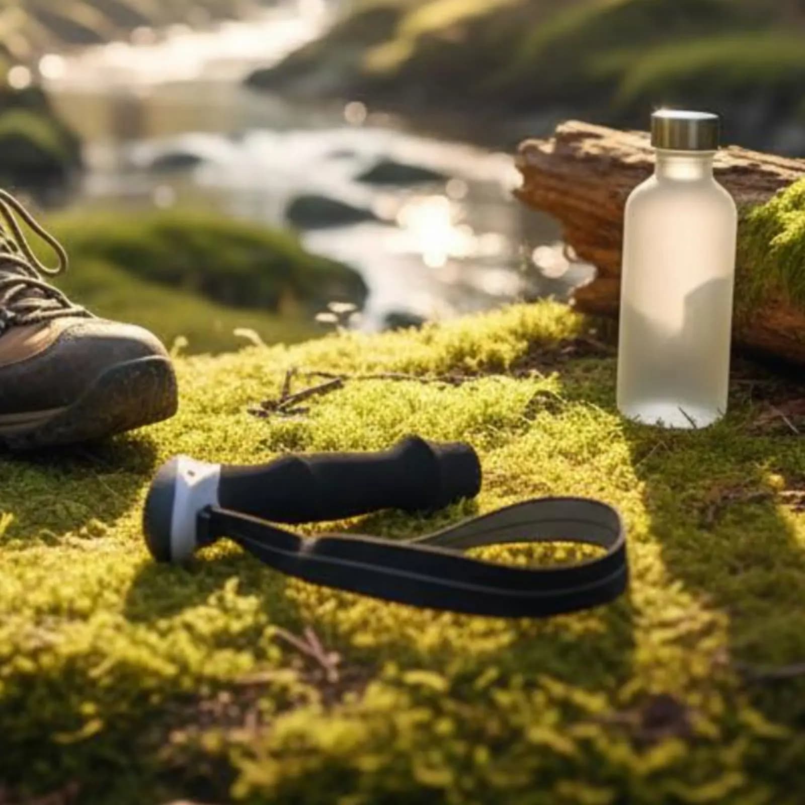Impugnatura Antiscivolo per Bastone da Trekking, Impugnatura in Schiuma a Celle Chiuse, Cinturino da Polso Regolabile, Accessorio per Attrezzatura Outdoor