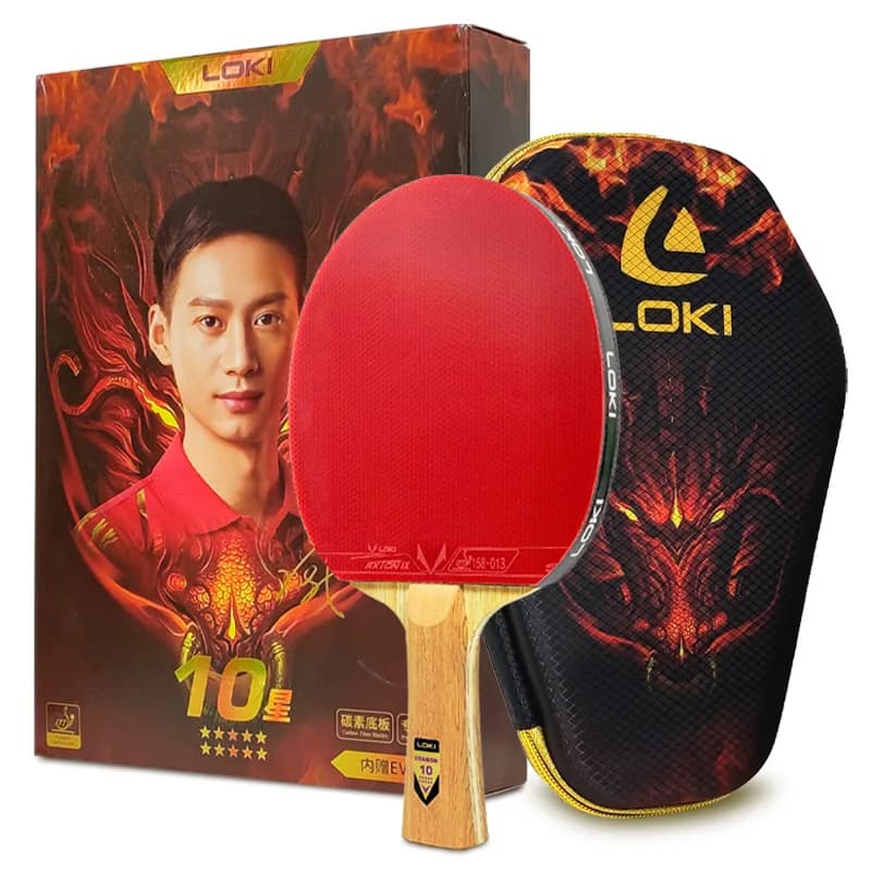 Racchetta da ping pong LOKI originale serie Dragon racchetta da ping pong paddle bat professionale 6/7/8/9/10 stelle per tutti i giocatori di livello