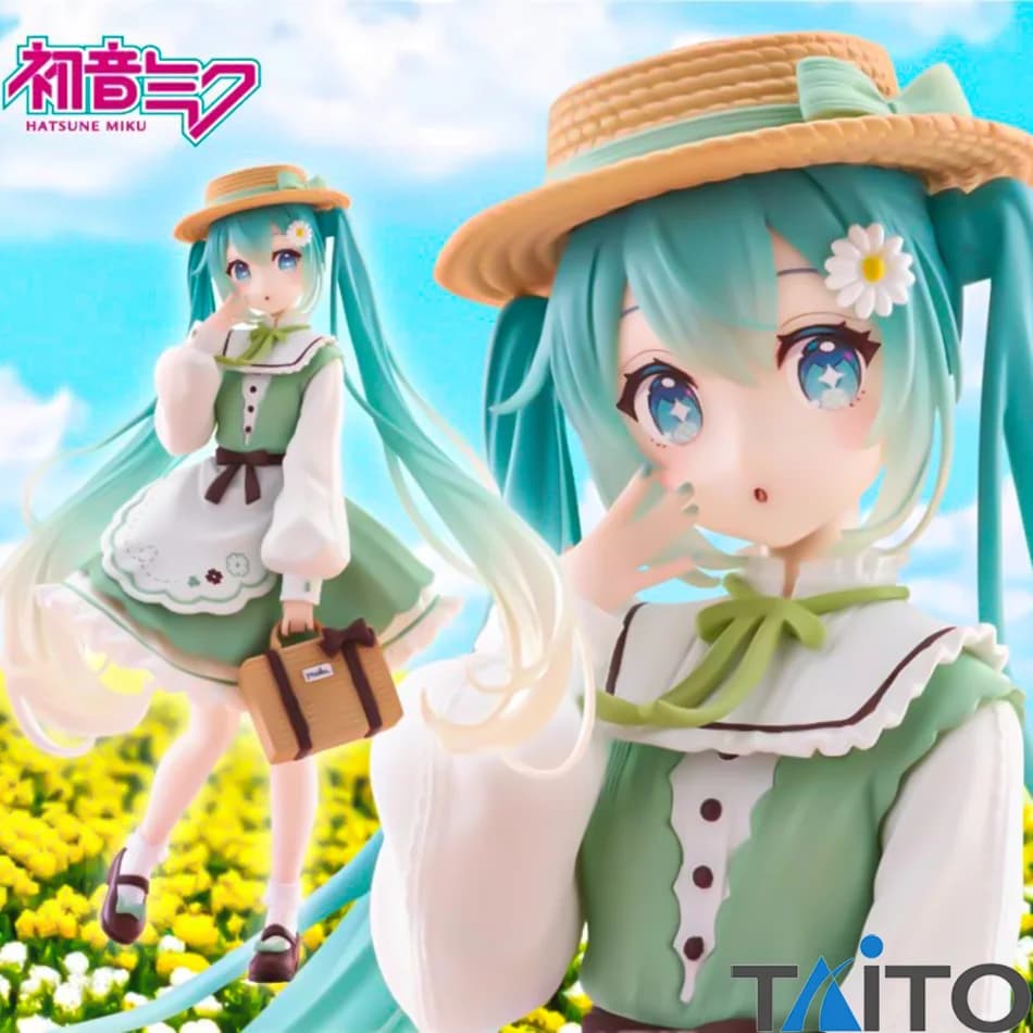 Hatsune Miku Desktop Cute Action Figure 20 cm Fashion Country Ver. Figurina anime Kawaii Girl Model Toy - Decorazione adorabile
