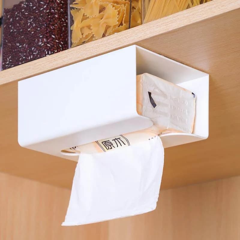 Porta Fazzoletti da Bagno, Dispenser di Carta Igienica da Parete, Porta Tovaglioli da Cucina, Contenitore per Fazzoletti