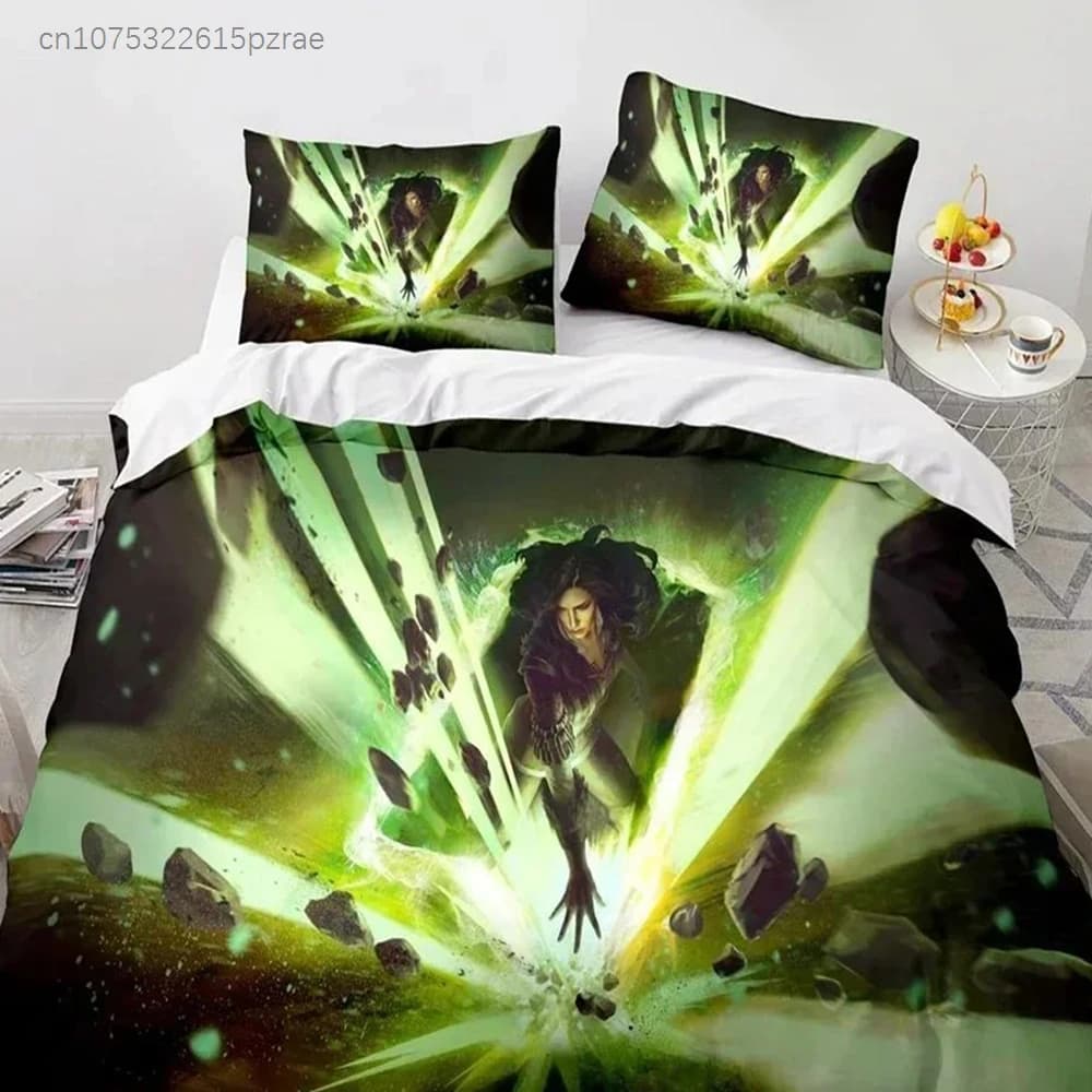 3D Printed The Witchers Bedding Set Boys Girls Twin Queen Size Duvet Cover Pillowcase Bed Kids Adult Home Textile